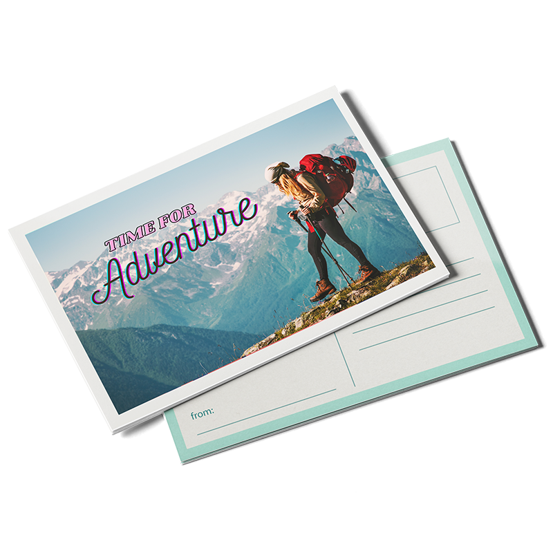 Postcards - 14pt + AQ - product view 1