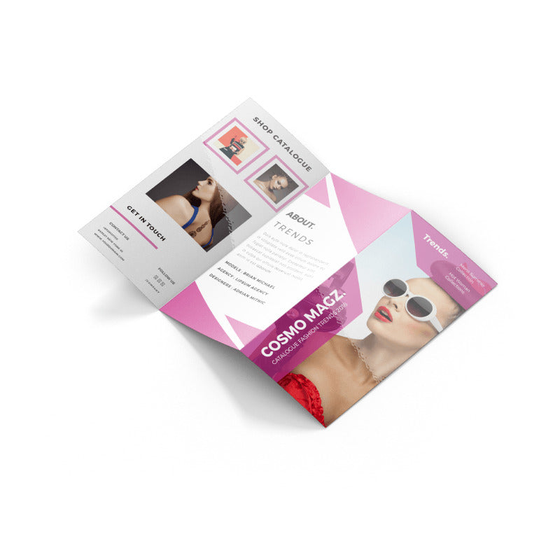 Brochures - 100lb + UV (High Gloss) - product view 1