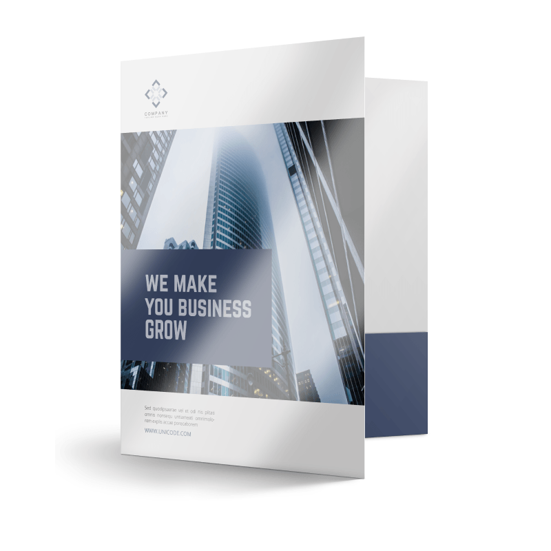 Presentation Folders - Matte Laminated - product view 1
