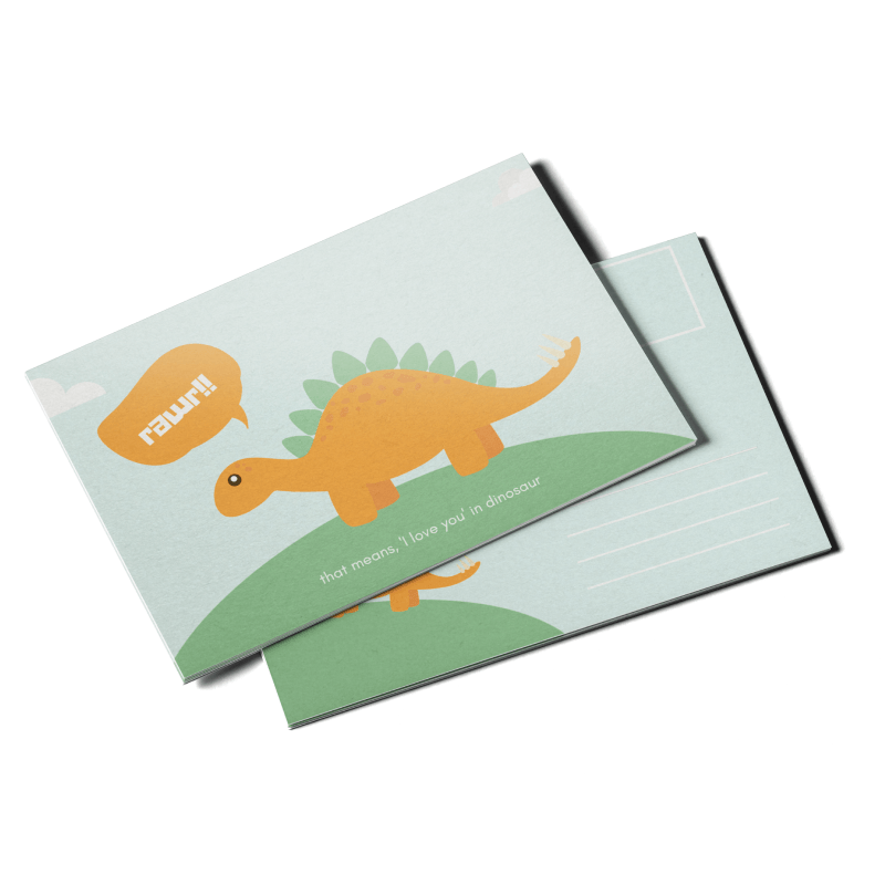 Postcards - 13pt Enviro Uncoated - product view 1