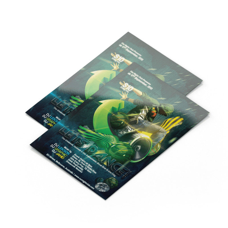 Flyers - 100lb Gloss Text - product view 1