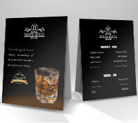 Tent Cards - 14pt + Matte Finish - product view 1