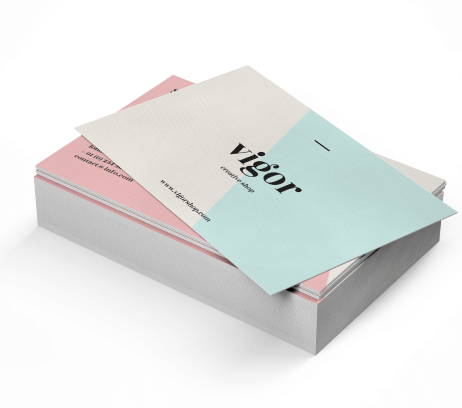 Business Cards - 13pt Linen Uncoated - product view 1