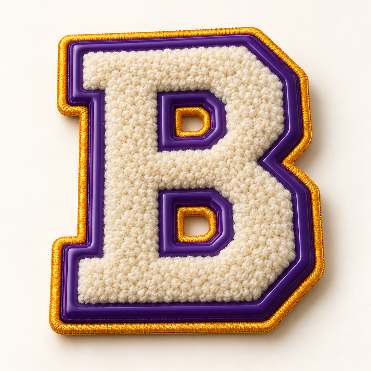 Custom Chenille TPU Patches with a custom BCP sample design