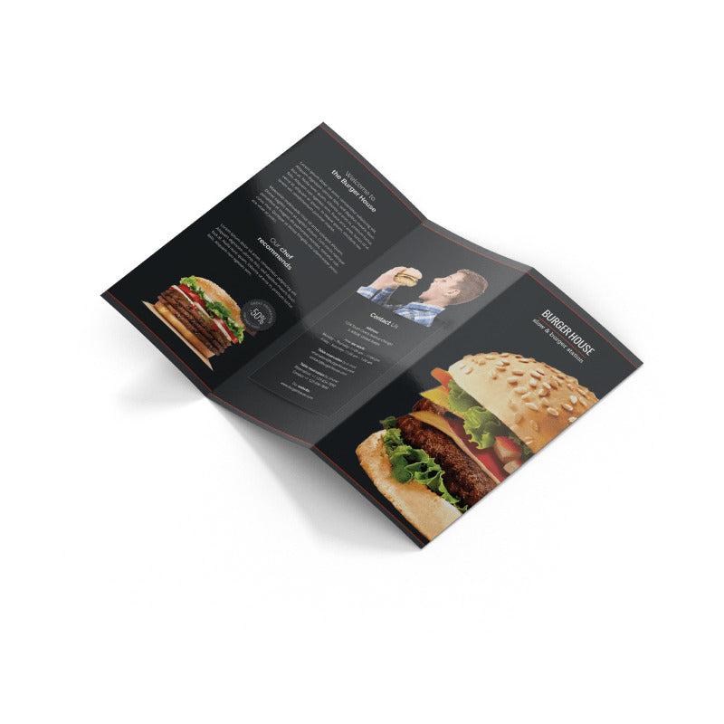 Brochures - 100lb Gloss Text - product view 1