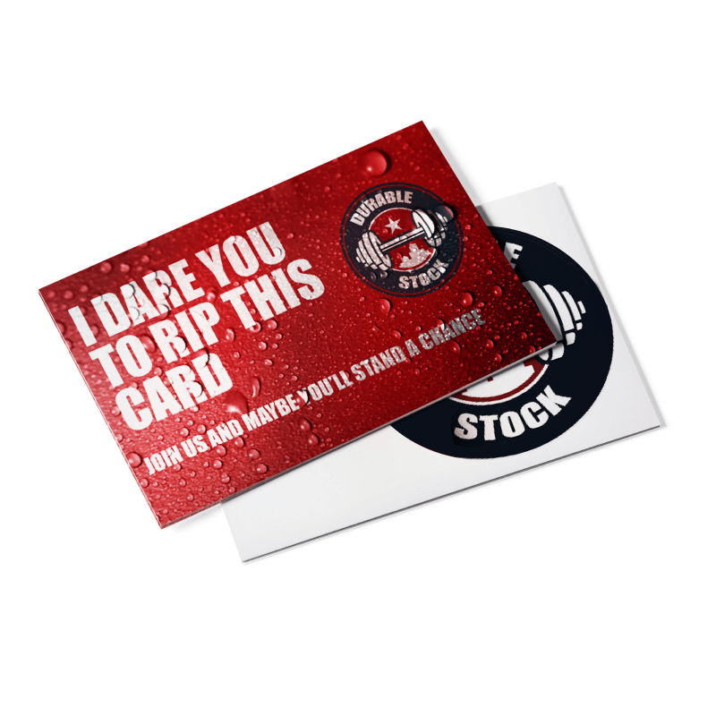Durable Postcards - 16pt Tear / Waterproof Stock - product view 1