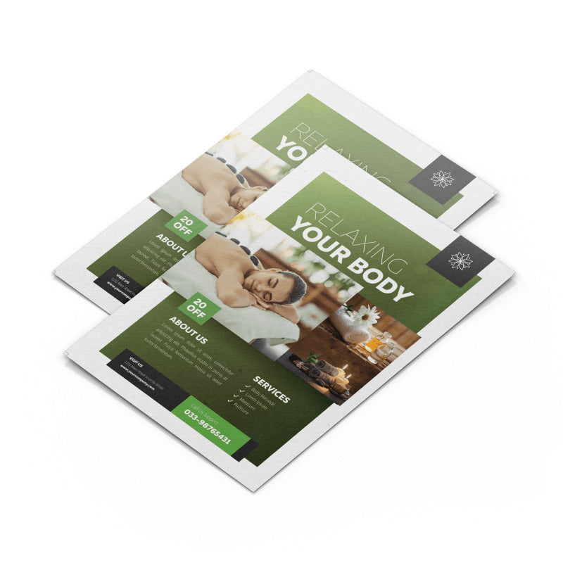 Flyers - 100lb + Matte Finish - product view 1