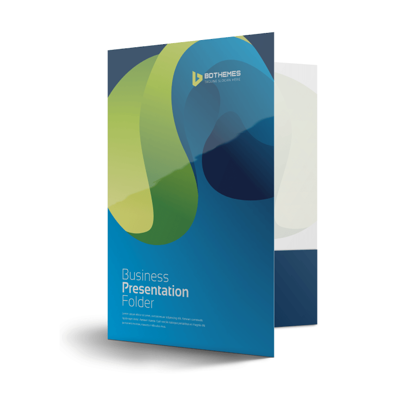 Presentation Folders - Standard UV - product view 1