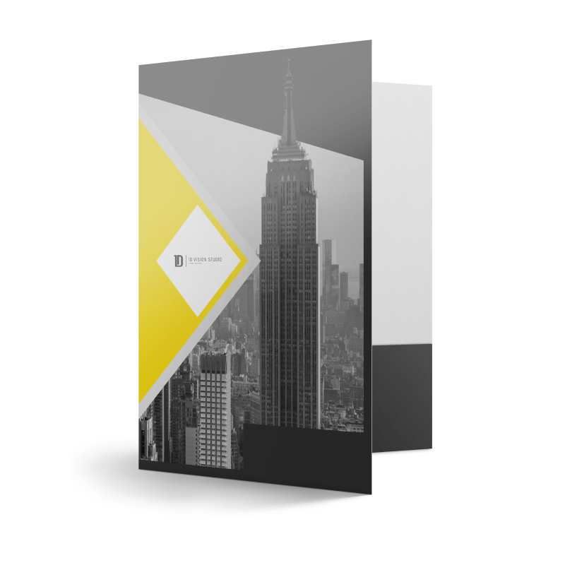 Presentation Folders - Standard Matte Finish - product view 1