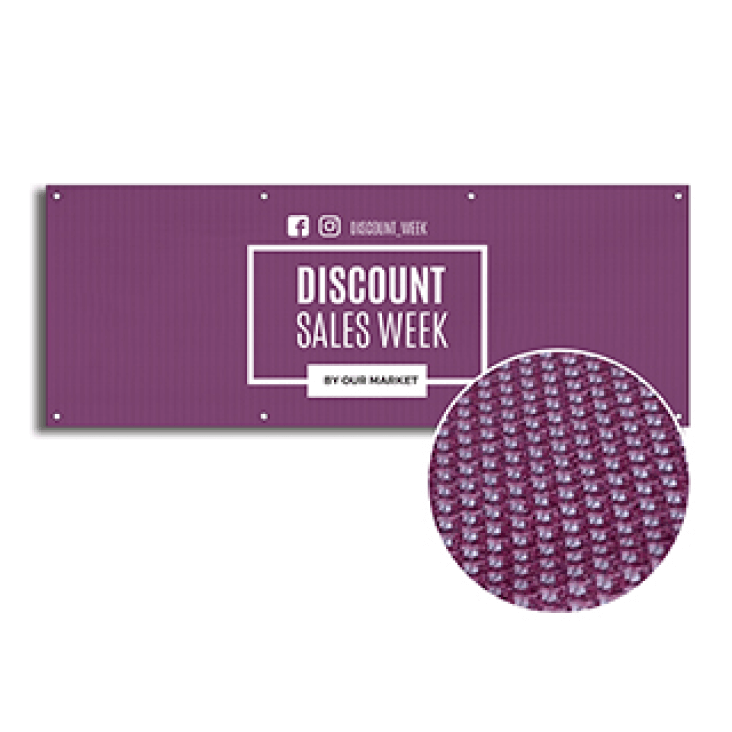 Mesh Banners - 8oz Polyester Mesh - product view 1