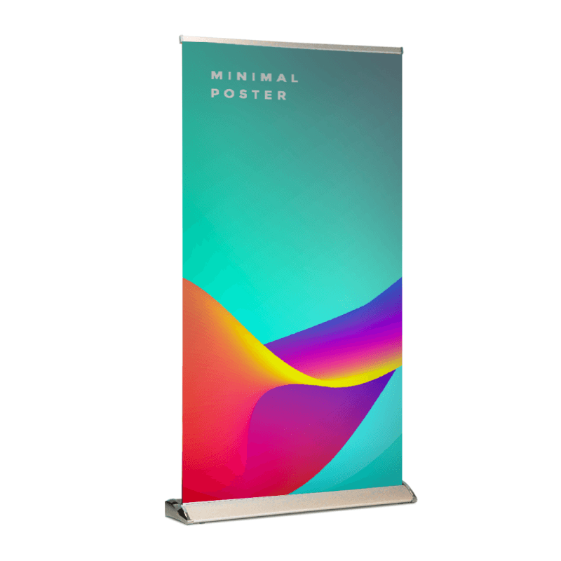 Premium Wide Pull Up Banner - 13 oz Matte Vinyl - product view 1