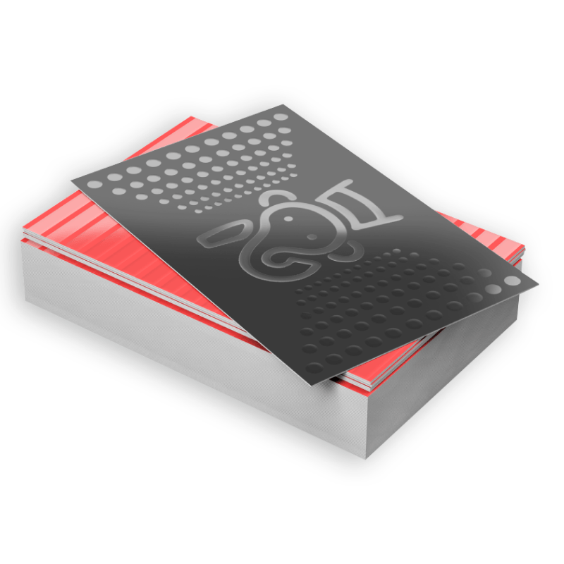 Business Cards - Lamination + SPOT UV - product view 1