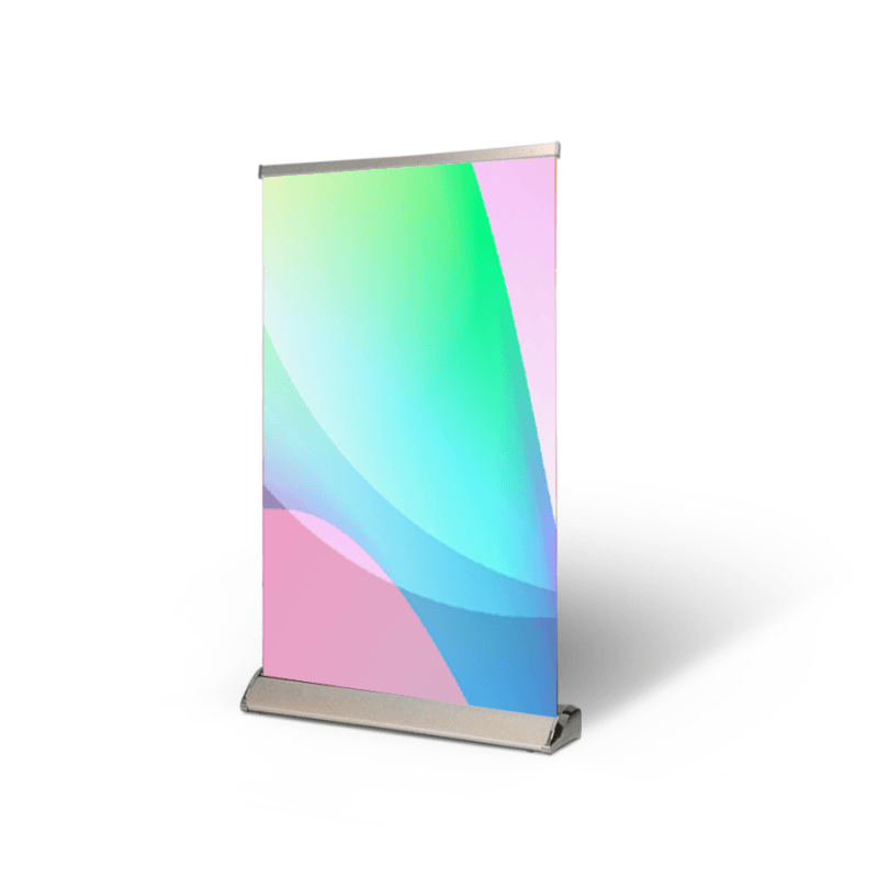 Table Top Pull Up Banner - 13 oz Matte Vinyl - product view 1
