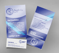 Tear Cards - 14pt + UV (High Gloss) - product view 1