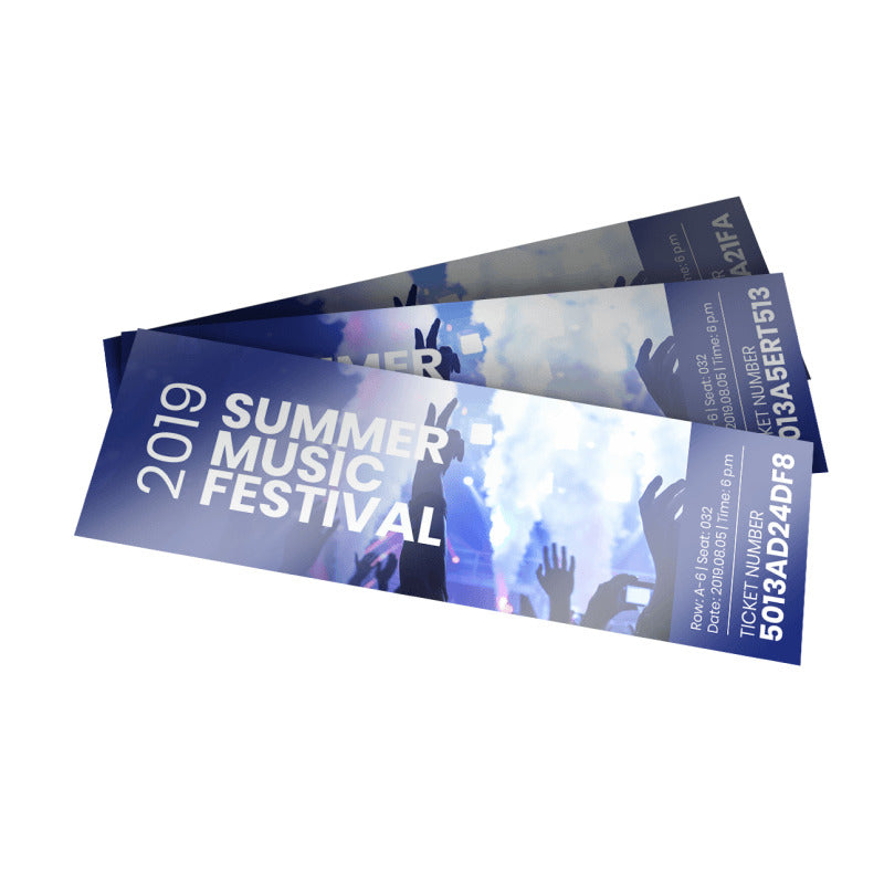 Numbered Tickets - Tickets (14pt) - product view 1